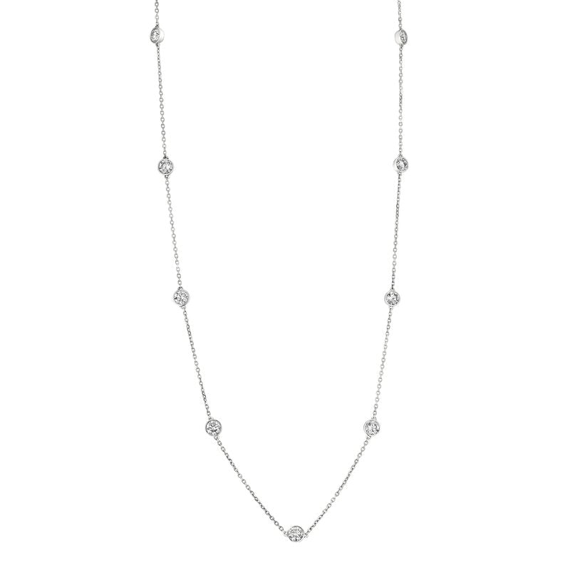 4 CTW LAB GROWN DIAMOND BY THE YARD NECKLACE