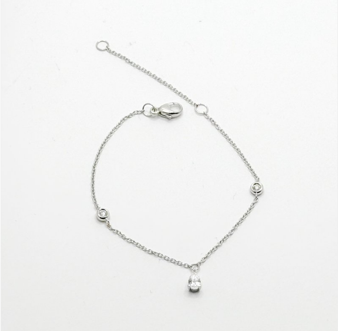 0.35 CTW Lab-Grown Diamond Chain Bracelet