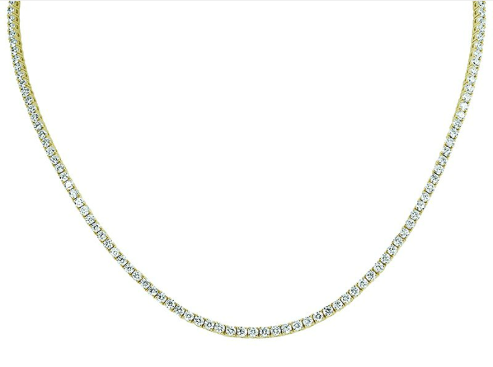 10 CTW Tennis Necklace