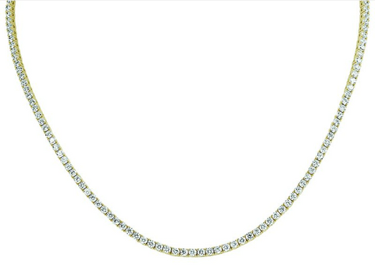 10 CTW Tennis Necklace